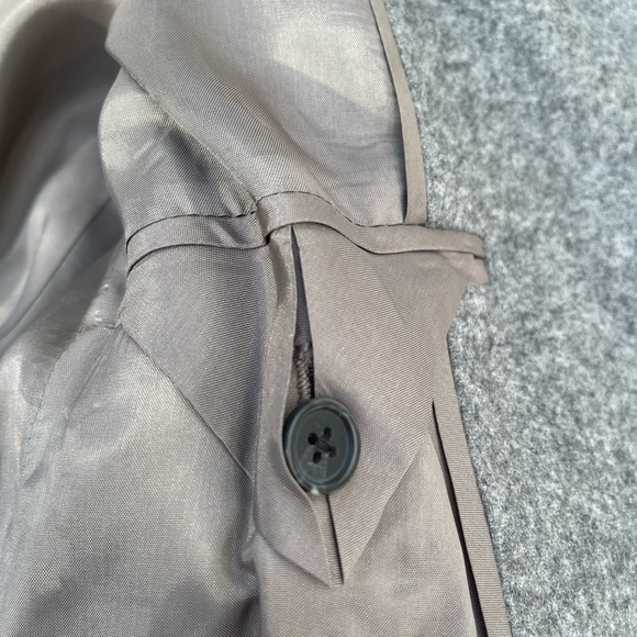 NWT J Crew Gorgeous Gray Wool Blazer with black trim - Picture 10 of 13